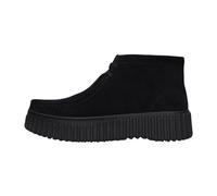 Clarks - Chaussures à Lacets en Daim Noir pour Femmes - Femme - Chaussures - Noir - Taille: 38 EU