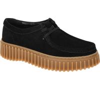Clarks Chaussures à lacets Torhill Bee, daim, noir, femme