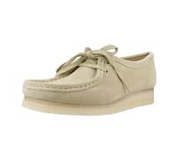Clarks - Chaussures à Lacets Wallabee Élégantes - Femme - Chaussures - Beige - Taille: 39 EU