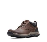 Clarks Chaussures Basses Walpath Oxford pour Homme, Cuir Marron, 15