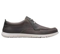 Clarks Chaussures bateau Flexway Lace pour homme, Lea gris clair, 40 EU