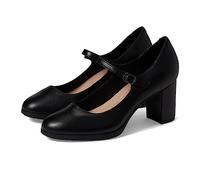 Clarks - Chaussures Bayla Nora pour Femme, Cuir Noir, 43.5 EU