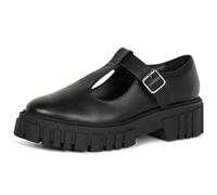 Clarks Chaussures en cuir noir Page Bar