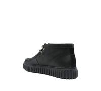 Clarks Chaussures Homme TORHILL Hi Mid Noires avec Lacets en Cuir Technique 45