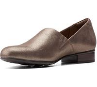 Clarks - Chaussures Juliet Palm pour Femmes, 39 EU Large, Metallic