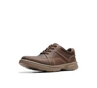 Clarks Chaussures Plates à Lacets Oxford Derby pour Homme, Cuir ciré d'abeille., 45 EU
