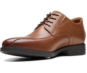 Clarks - Chaussures Whiddon Pace pour Homme, 41 EU Large, Dark Tan Leather