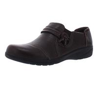 Clarks Cheyn Madi Mocassins à Enfiler pour Femme, Cuir Marron foncé., 37 EU Large