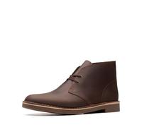 Clarks Homme Bushacre 2 Bottine Chukka, Marron foncé, 41.5 EU Large