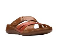 Clarks Claquettes Cecily pour femme, Tan Combi, 7.5 Narrow