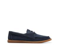 Clarks Clarkbay Go pour Homme, Daim Bleu Marine, 42.5 EU