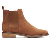 Clarks - Clarkdale Arlo - Bottines en cuir velours marron pour femmes 35,5 35 1/2