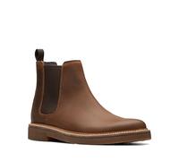 Clarks Clarkdale Easy Chelsea Bottes pour homme, Cuir ciré d'abeille., 9.5 Wide