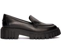 Clarks Clarks Black Leather Chrome Page Loafers Black Leather Chrome EU 38 (UK 5)