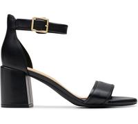 Clarks Clarks Black Leather Ezoria Mae Sandals