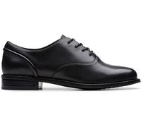 Clarks Clarks Black Leather Hana Walk Shoes Black 7 EU 41