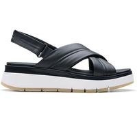Clarks Clarks Black Leather Tuscan Cross Sandals