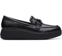 Clarks Clarks Black Leather Zylah Top Shoes Black eu385
