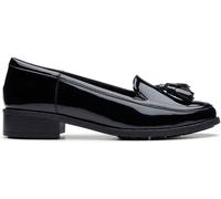 Clarks Clarks Black Patent Havisham Edge Leather Tassle Loafers Black Patent EU 37 (UK 4)
