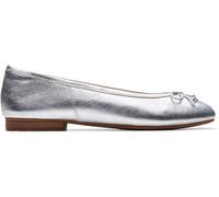 Clarks Clarks Silver Standard Fit (D) Leather Fawna Lily Shoes Silver 6 EU 39.5