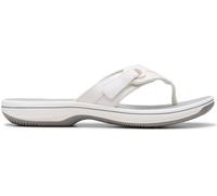 Clarks Clarks White Essentials Brinkley Toe Post Flip Flops