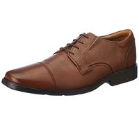 Clarks Clarkslite Oxford Casquette pour Homme, Tan Leather., 44 EU