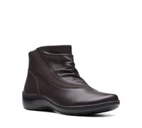Clarks Cora Derby bottillon pour femmes en cuir brown 37