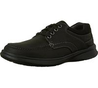 Chaussures Décontractées Homme Clarks Cotrell Edge À Lacets Cuir Noir Marron