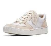 Clarks Craft Cup Court, Basket, Off White Combi,