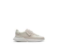 Clarks Craft Pace, pour des Hommes, White Leather,