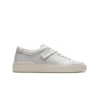 Clarks Homme Craft Swift Basket, White Leather, 42 EU