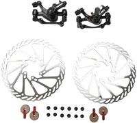 Clarks Cycle Systems CMD-21 Kit de frein à disque mécanique, avec rotors et supports IS 160/140 mm