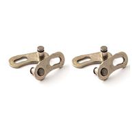 Clarks Cycle Systems Quick Links Lot de 2 paires de maillons de chaîne de vélo Argenté