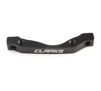 Clarks Cycle Systems Support de Montage pour Adaptateur d'étrier de Frein à Disque Standard, Noir, Montage Standard International (is), Avant - 160 mm | arrière - 140 mm