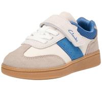 Clarks CypressStep K Childrens White/Blue, 9