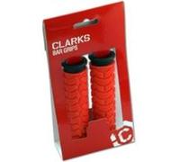 Clarks d2 poignées de guidon de vtt rouge noir noir G