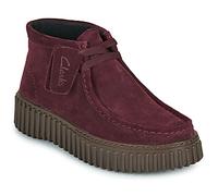 Clarks Shoes Torhill Moss Booties Marron,Violet EU 39 Femme