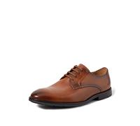 Clarks Derbys Ronnie Walk pour Homme, Cuir Marron Clair, 44 EU