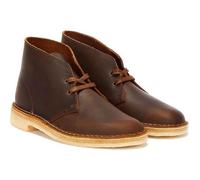 Clarks Desert Leather Bottes Marron Pour Hommes 42