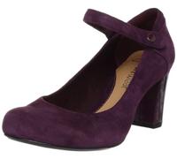 Clarks Deva Dolly, Escarpins femme - Rouge (Wine Suede), 36 EU (3.5 UK)