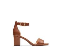 Clarks Deva Mae Womens Tan Leather, 7.5
