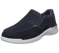 Clarks Homme Donaway Free Mocassin, Navy Waxy, 44.5 EU