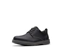 Clarks Eastridge Low Oxford pour Homme, Cuir Noir, 40 EU