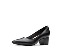 Clarks Ellanie Hope Escarpins pour Femme, Cuir Noir, Pointure 4,5