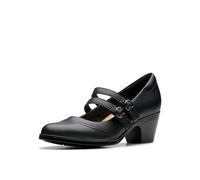 Clarks Emily2 Jane Escarpins pour Femme, Cuir Noir, 39 EU