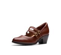 Clarks Emily2 Jane Escarpins pour Femme, Marron Clair/Cuir, 39 EU