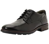 Clarks Emmet Plain Mens Black Smooth, 8