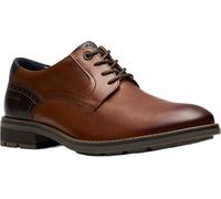 Clarks Emmet Plain Oxford pour homme, Marron clair/cuir, 42.5 EU