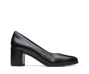 Clarks - Escarpin Large - Femme - Chaussures - Noir - Taille: 37 EU