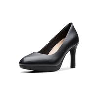 Clarks Escarpins Braley Ambyr2 pour femme, cuir noir, 36 EU